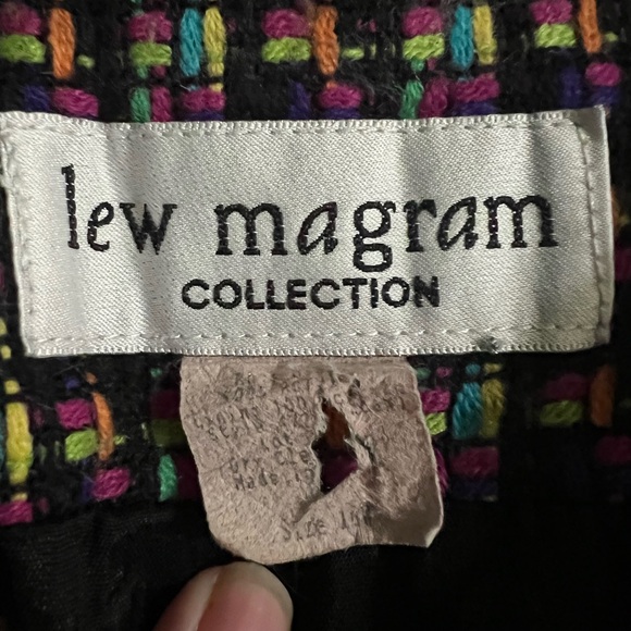 Chic Multicolor Tweed Women's Blazer - Picture 2 of 4